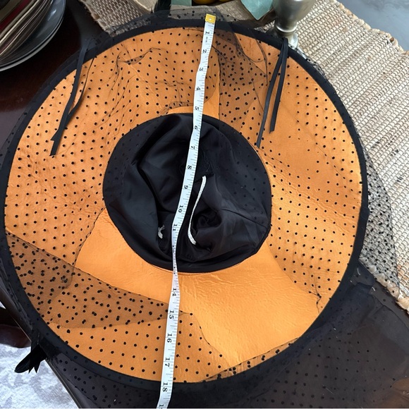 Vintage 90’s Feathered witches hat Halloween